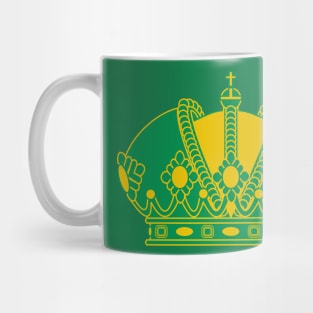 Imperial crown (green and gold) Mug